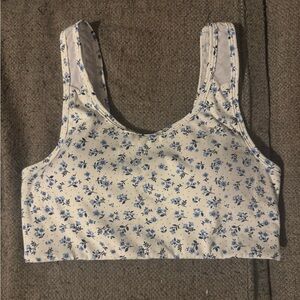Astoria White sports bra